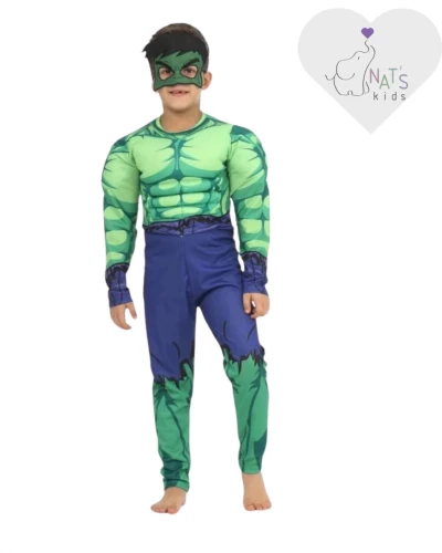Hulk Kaslı Çocuk Kostümü