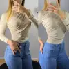 Bej Rengi Bluz