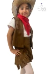 Kız Çocuk Kovboy Kostüm