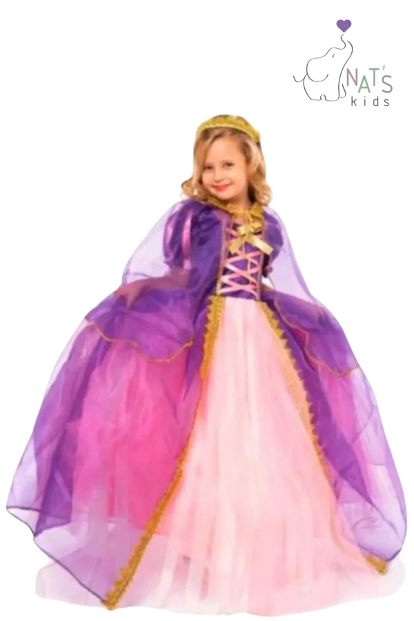 Rapunzel Kız Çocuk Kostümü 