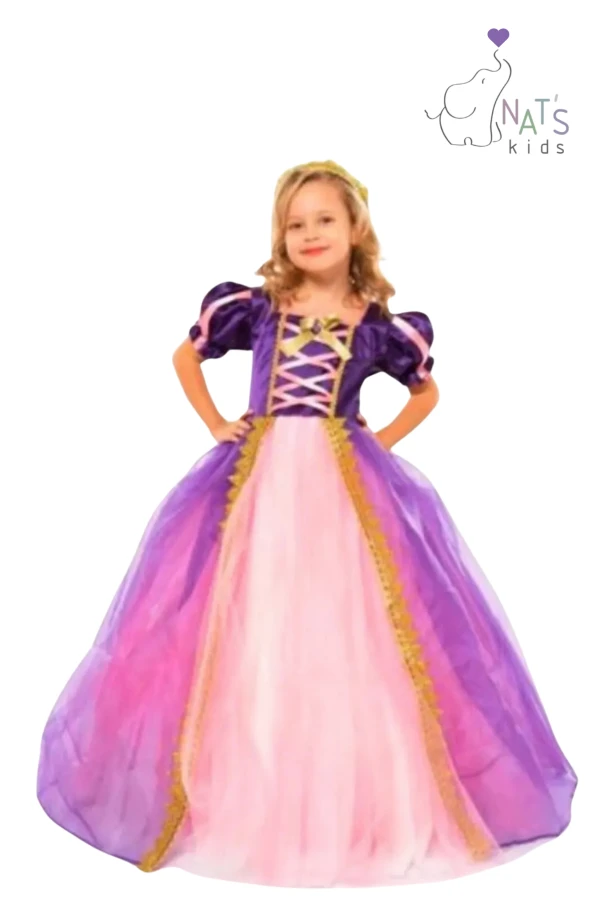 Rapunzel Kız Çocuk Kostümü 