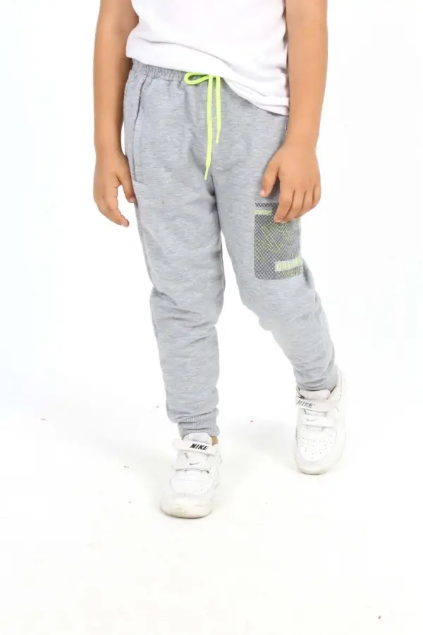 Fleto Cepli Desenli Erkek Çocuk Eşofman