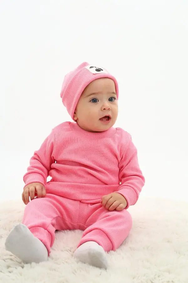 Fitilli Unisex Bebek - Çocuk Üçlü Takım