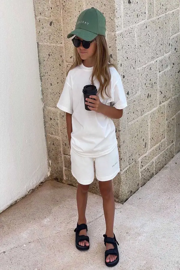 Kız Çocuk Kompakt Şortlu Takım