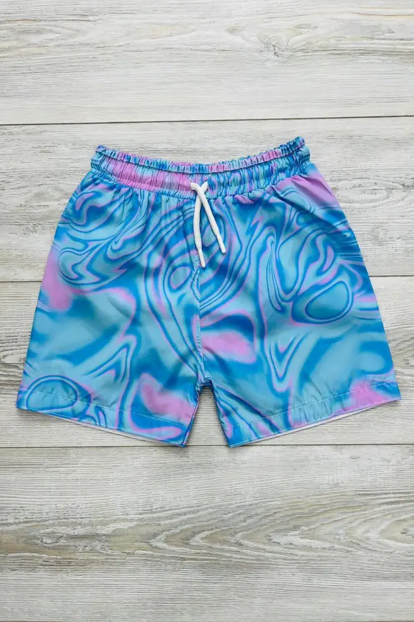 Erkek Çocuk Deniz Şortu ( Paraşüt Kumaş )