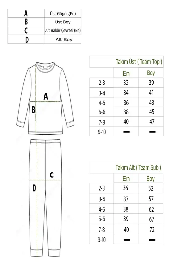 İpeksi Iki Iplik Aplike Kumaş Çocuk Takımları