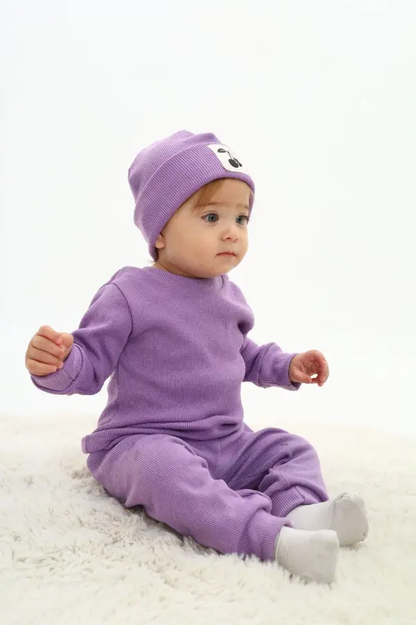 Fitilli Unisex Bebek - Çocuk Üçlü Takım