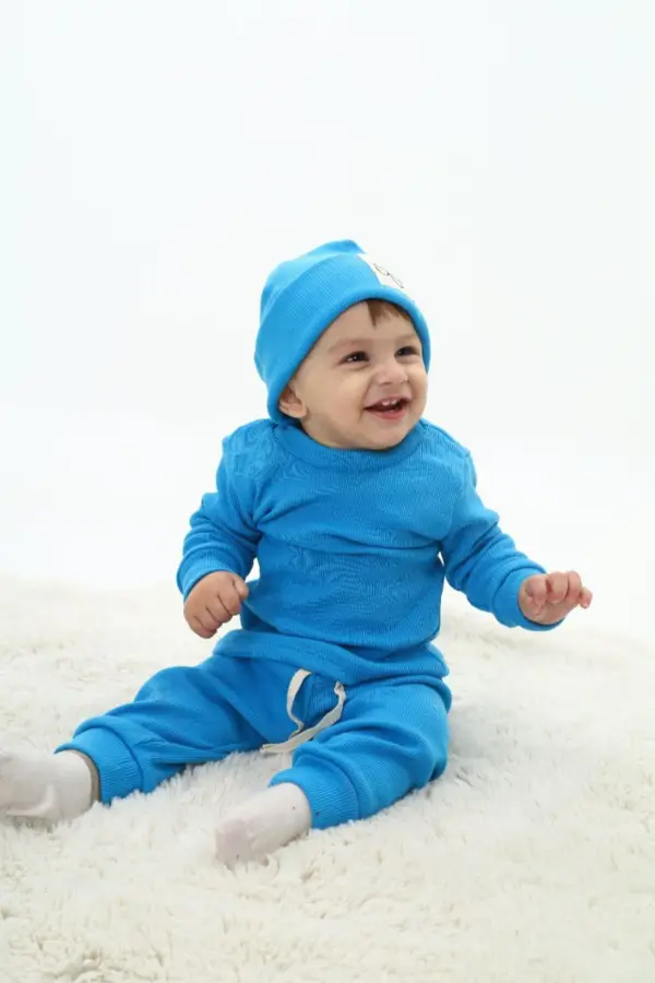 Fitilli Unisex Bebek - Çocuk Üçlü Takım