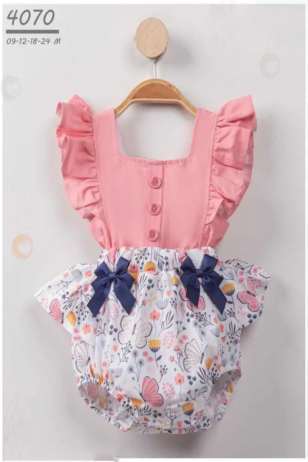 Çiçek Ve Bahar Desenli Şık Tulum