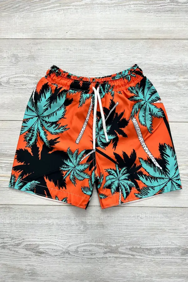 Paraşüt Kumaş Su Tutmayan Erkek Çocuk Deniz Şortu