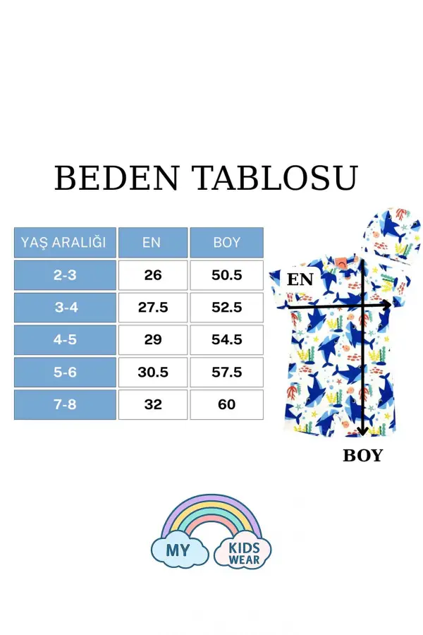 Boneli ,Pervaz Fermuarlı ,Güneş Korumalı Erkek Çocuk Tulum Mayo