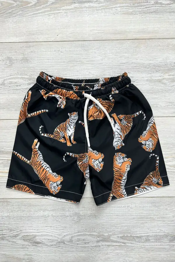 Paraşüt Kumaş Su Tutmayan Erkek Çocuk Deniz Şortu