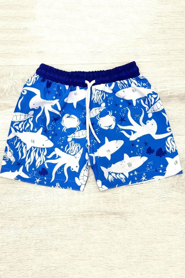 Paraşşüt Kumaş Çocuk Deniz Şortları