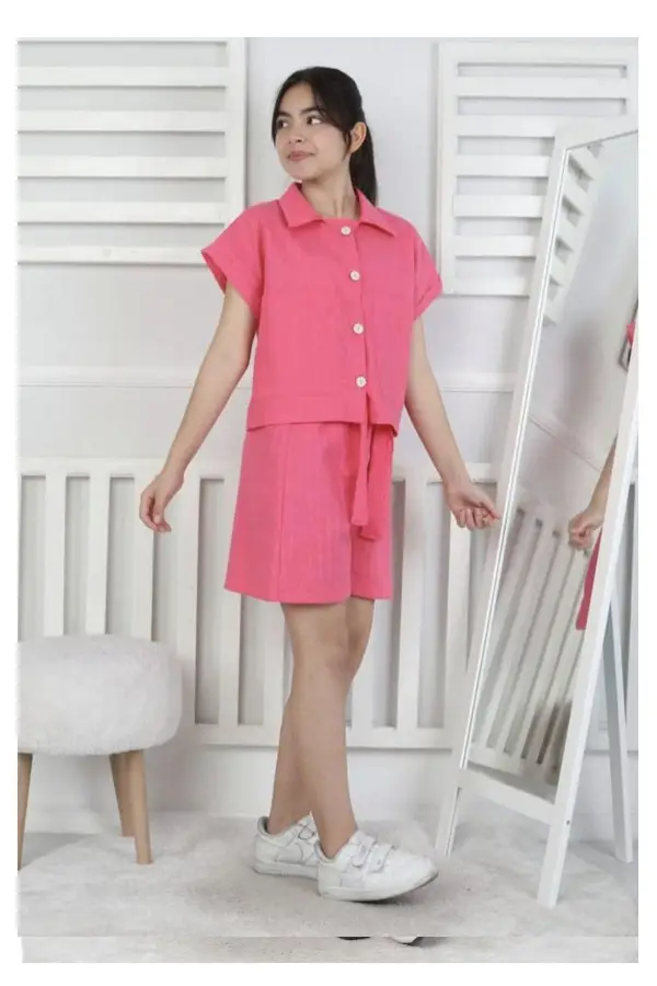 Keten Kız Çocuk Alt Üst Takım