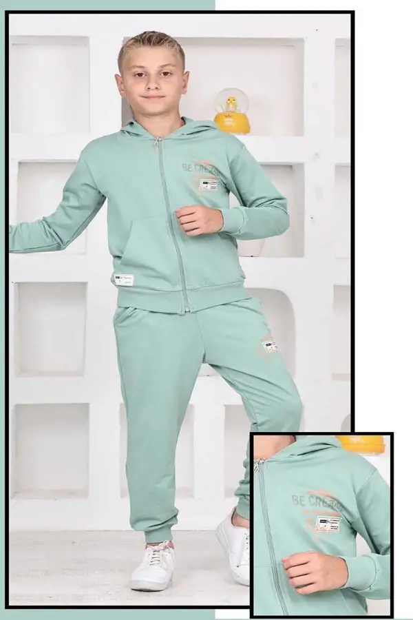 Fermuarlı Kapüşonlu Okul Takımları