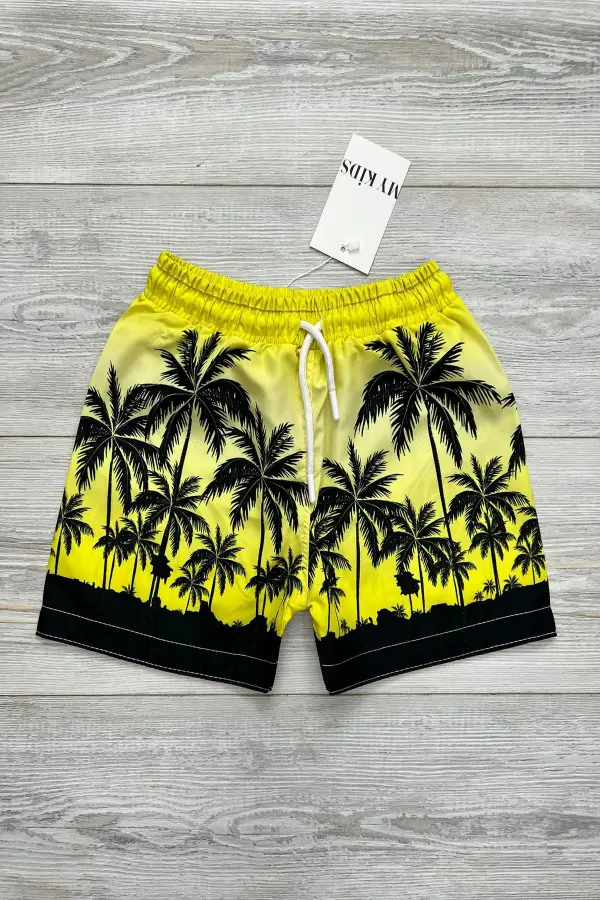 Paraşüt Kumaş Su Tutmayan Erkek Çocuk Deniz Şortu