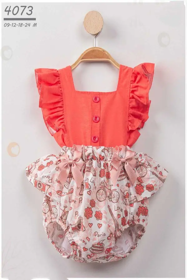 Çiçek Ve Bahar Desenli Şık Tulum