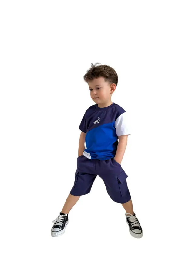 Çizgi Karakter Desenli Erkek Çocuk Takım