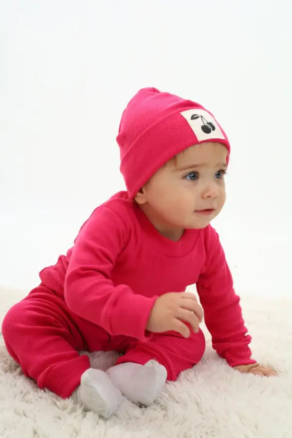 Fitilli Unisex Bebek - Çocuk Üçlü Takım