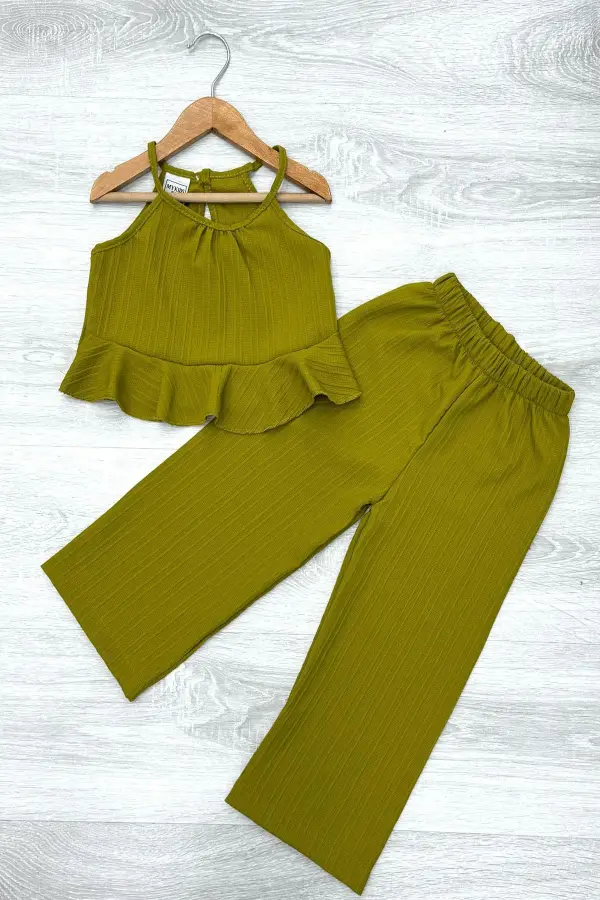 Rahat Ve Şık Kız Çocuk Yazlık Takım