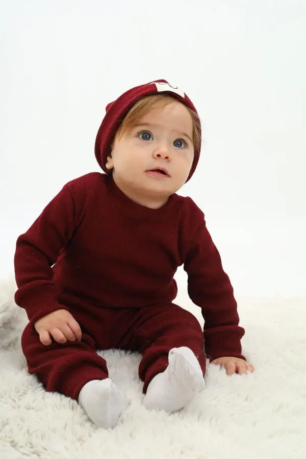 Fitilli Unisex Bebek - Çocuk Üçlü Takım