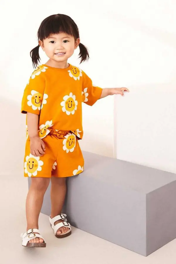 Kız Çocuk Şortlu Takım