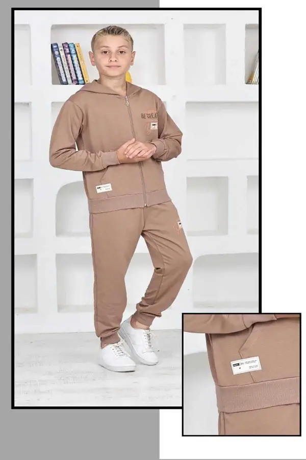 Fermuarlı Kapüşonlu Okul Takımları