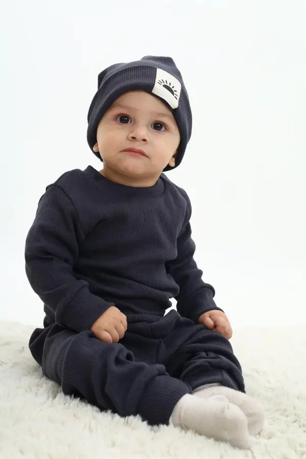 Fitilli Unisex Bebek - Çocuk Üçlü Takım