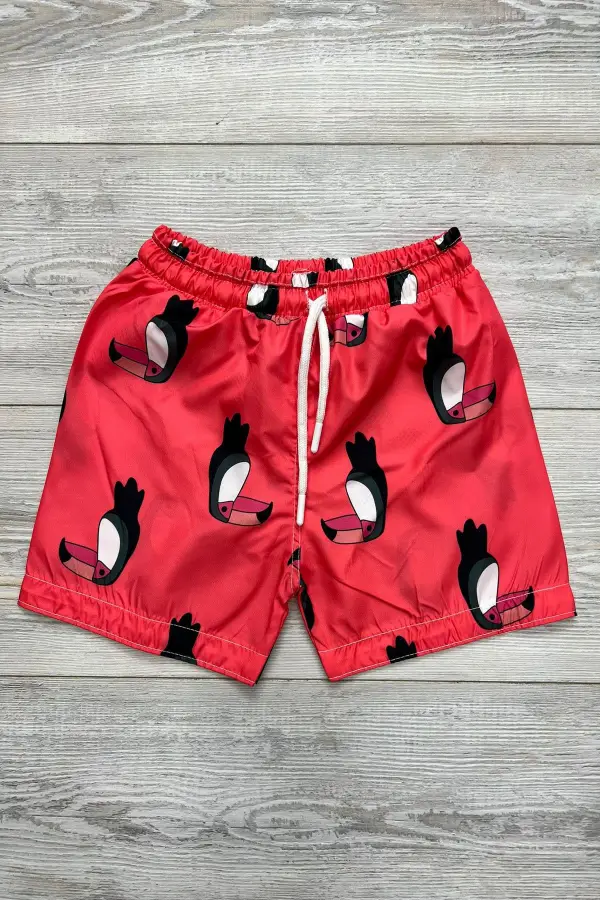 Paraşüt Kumaş Su Tutmayan Erkek Çocuk Deniz Şortu