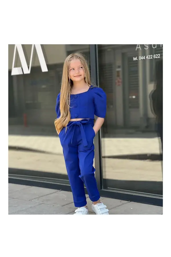 Şık Kız Çocuk Alt Üst Takım