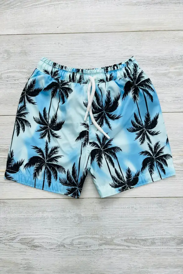 Paraşüt Kumaş Su Tutmayan Erkek Çocuk Deniz Şortu