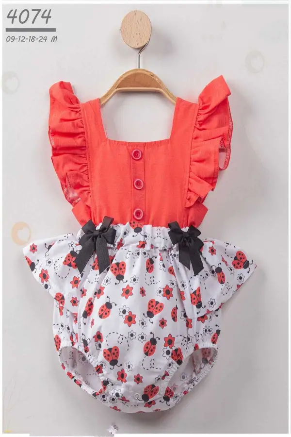 Çiçek Ve Bahar Desenli Şık Tulum