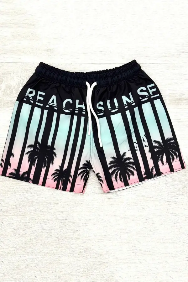 Paraşşüt Kumaş Çocuk Deniz Şortları