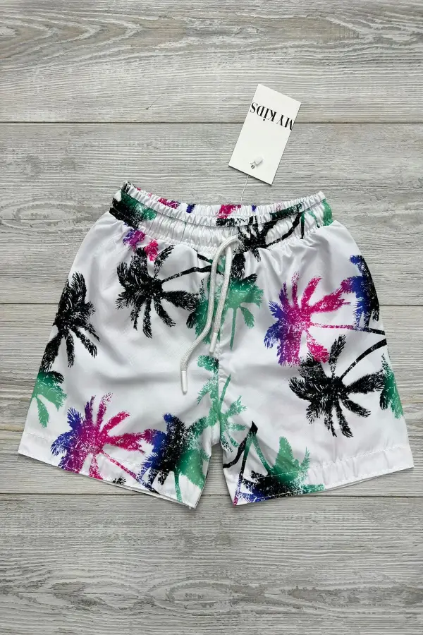 Paraşüt Kumaş Su Tutmayan Erkek Çocuk Deniz Şortu