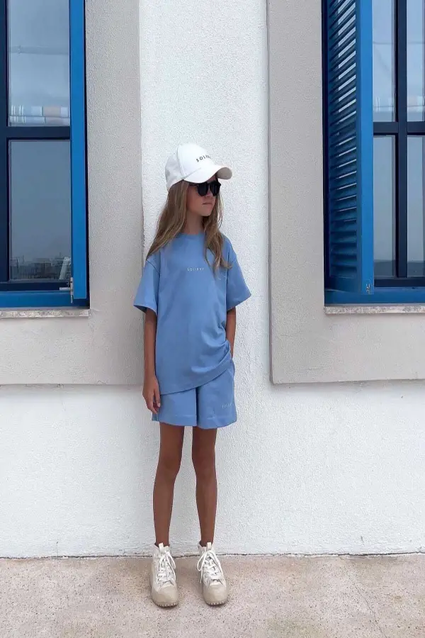 Kız Çocuk Kompakt Şortlu Takım