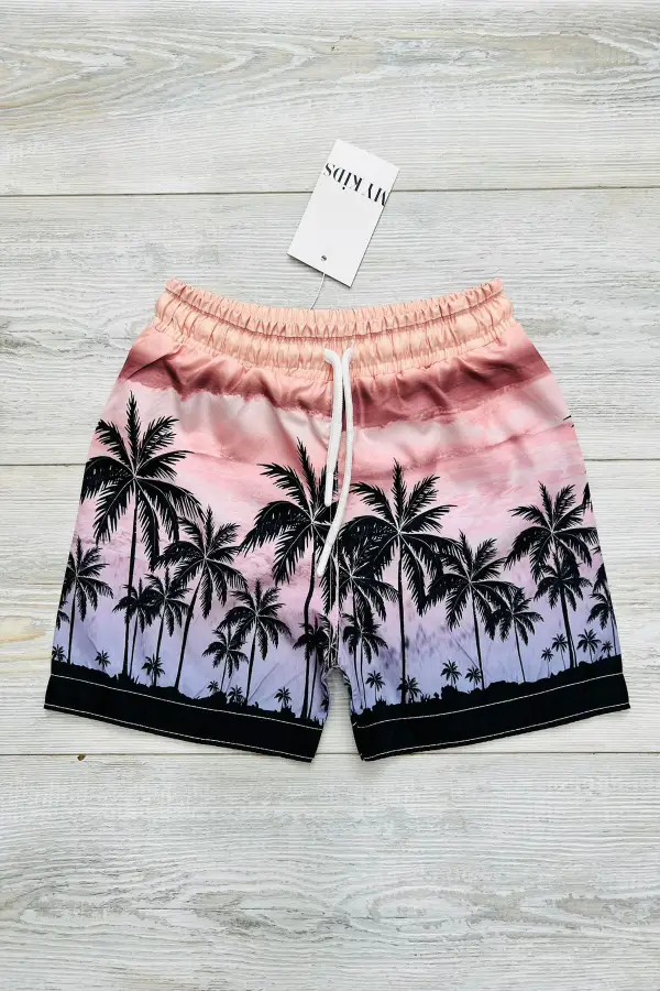 Paraşüt Kumaş Su Tutmayan Erkek Çocuk Deniz Şortu