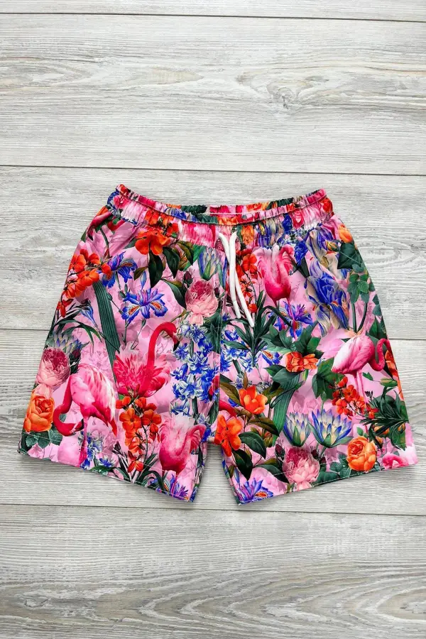 Erkek Çocuk Deniz Şortu ( Paraşüt Kumaş )