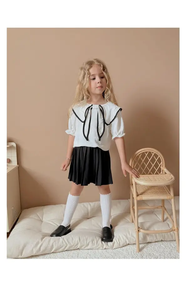 Şık Kız Çocuk Alt Üst Takım