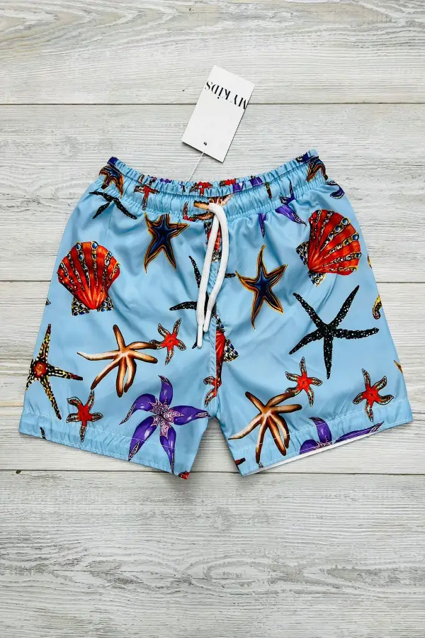 Paraşüt Kumaş Su Tutmayan Erkek Çocuk Deniz Şortu