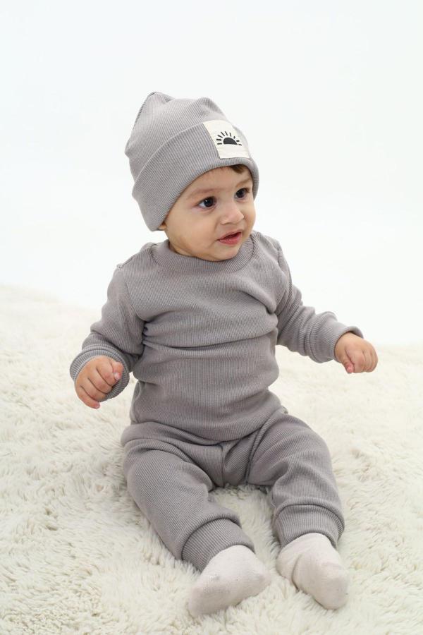 Fitilli Unisex Bebek - Çocuk Üçlü Takım