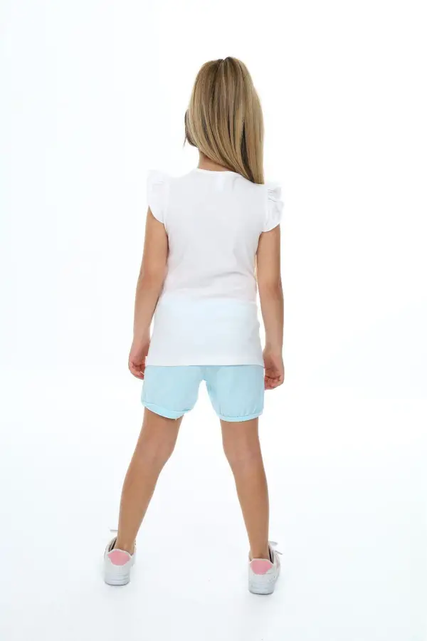 Kız Çocuk Şortlu Takım
