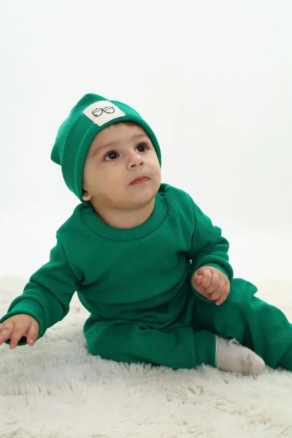 Fitilli Unisex Bebek - Çocuk Üçlü Takım