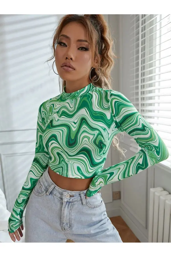 Dijital Baskılı Crop