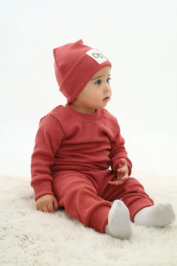 Fitilli Unisex Bebek - Çocuk Üçlü Takım