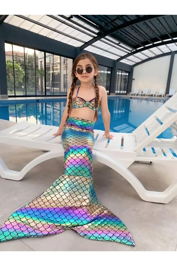 Hologram Deniz Kızı Kostümü