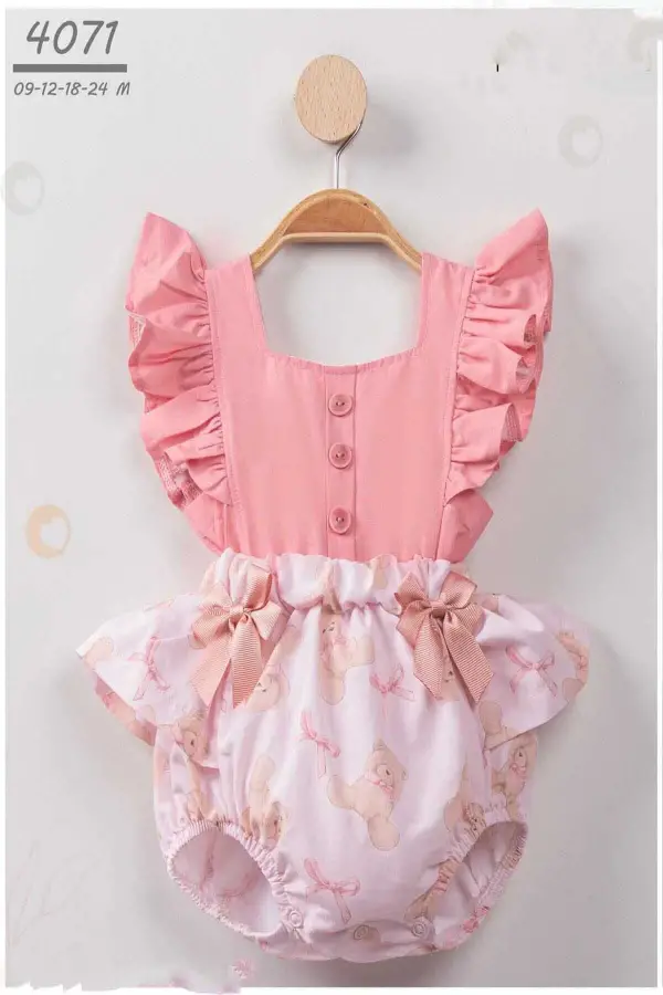 Çiçek Ve Bahar Desenli Şık Tulum