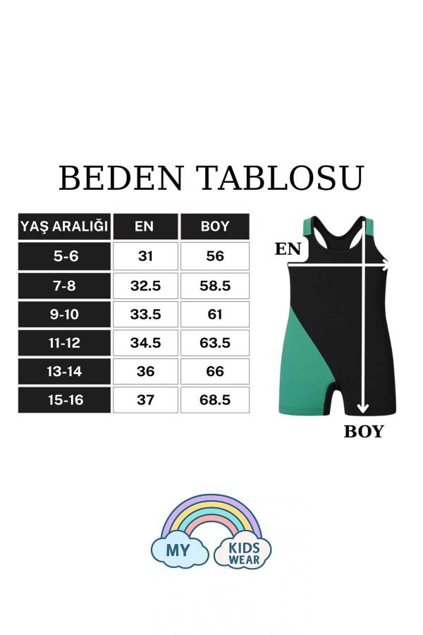 Kız Çocuk Deniz Yüzücü Mayo 5-16 Yaş 11931