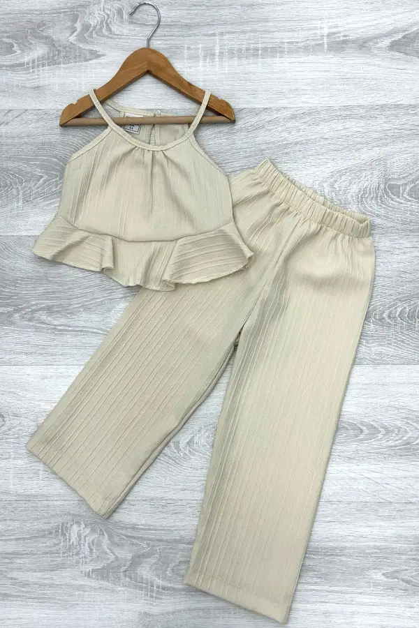 Rahat Ve Şık Kız Çocuk Yazlık Takım