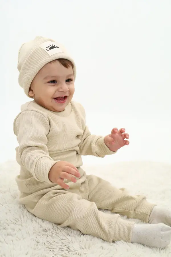 Fitilli Unisex Bebek - Çocuk Üçlü Takım