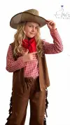 Kız Çocuk Kovboy Kostüm